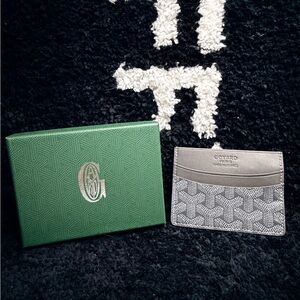 Goyard Silver and Gray Card Holder